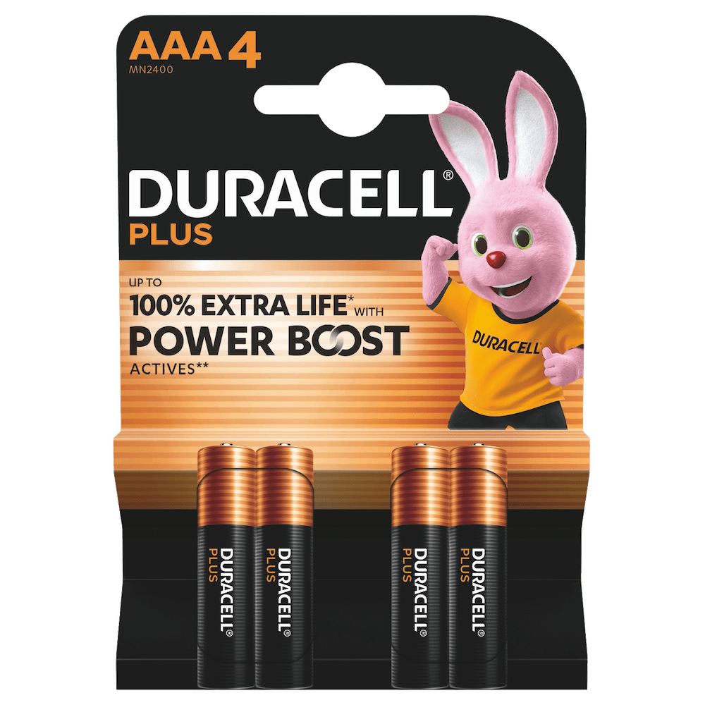 Duracell Plus Batterie AAA Micro LR03 MN2400