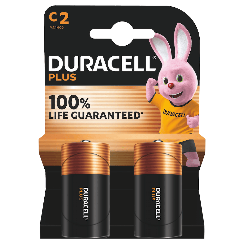 Duracell Plus Batterie C Baby LR14 MN1400