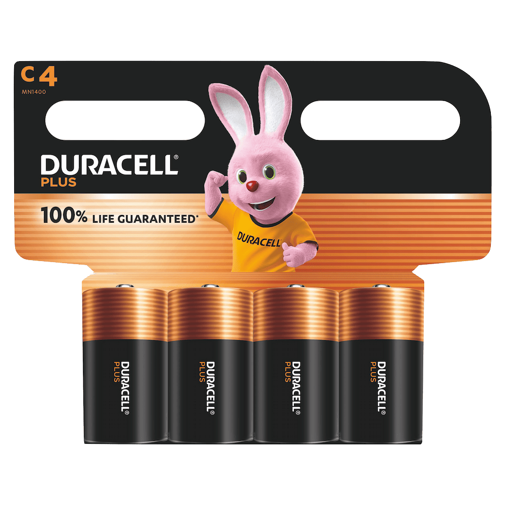 Duracell Plus Batterie C Baby LR14 MN1400